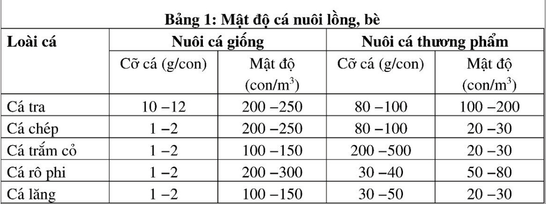 nuôi cá lồng